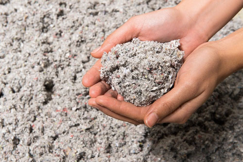 Ouate de cellulose biosourcé