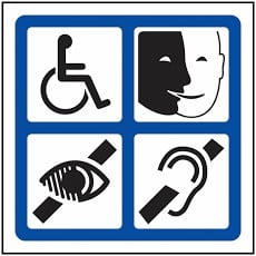 Logo représentant les adapations possibles de formations au handicap