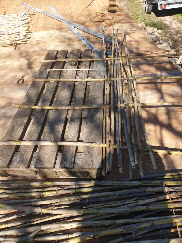 Panneau en Canne de Provence