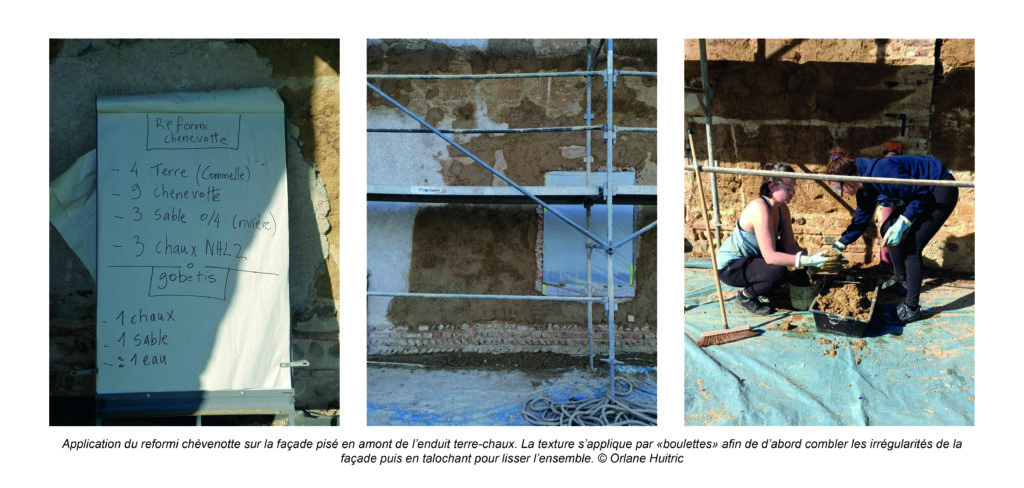 Application du reformi chèvenottes par boulettes