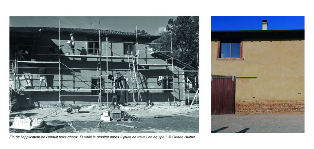 Façade Enduit Terre Chaux