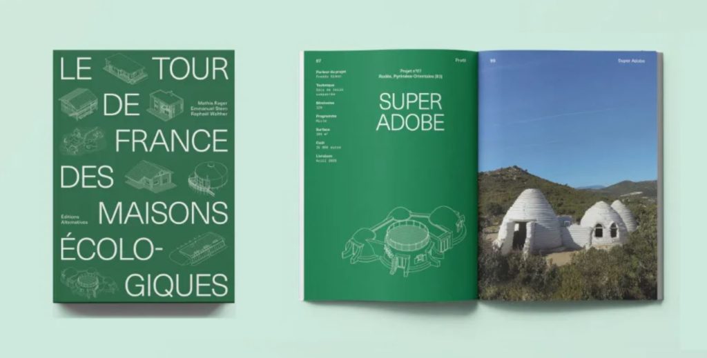 Ouvrage sur l'auto construction "Le Tour de France des maisons écologiques"